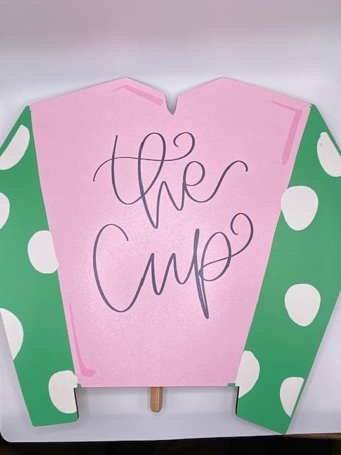 Doodles By Rebakah #13 Derby Silk "The Cup" 12' Topper