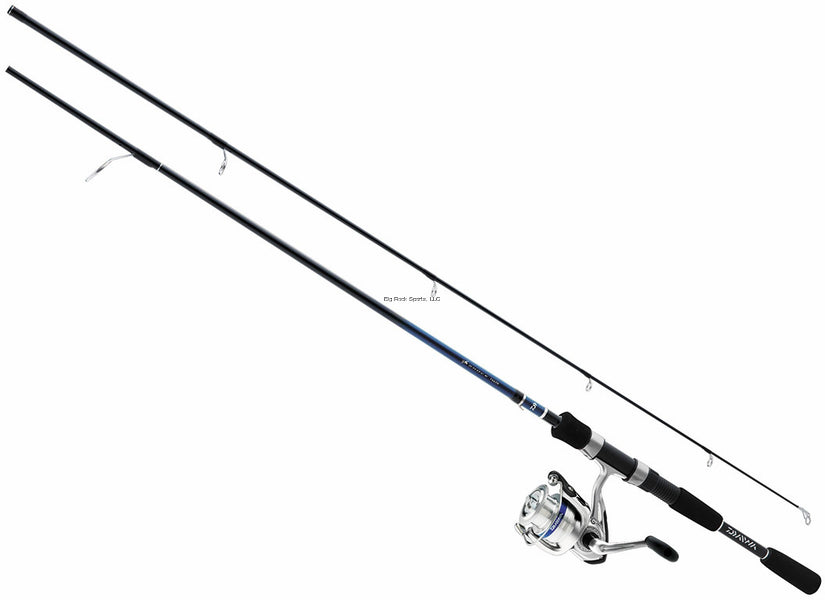 Daiwa DSK30-2B/F702M D-Shock DSK-2B Pre-Mounted Spinning Combo, 3000-Sz Reel, No Line, 2BB, 240/8, 200/10, 170/12, 7', M