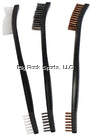 Utility Brushes - Bronze, Nylon & Stainless Brushes 3 pack