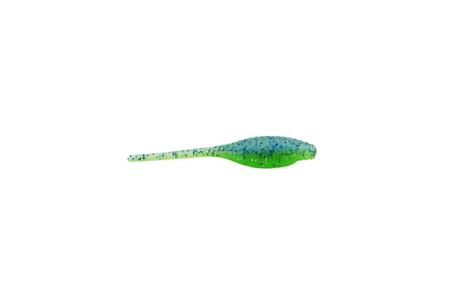 Bass Assassin PTS69521 Panfish Assassin Pro Tiny Shad 2 inch Blue Grass 15 ct