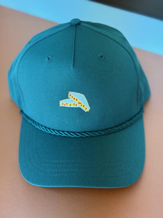 Criquet Poplin Rope Hat Pimento Cheese- Green