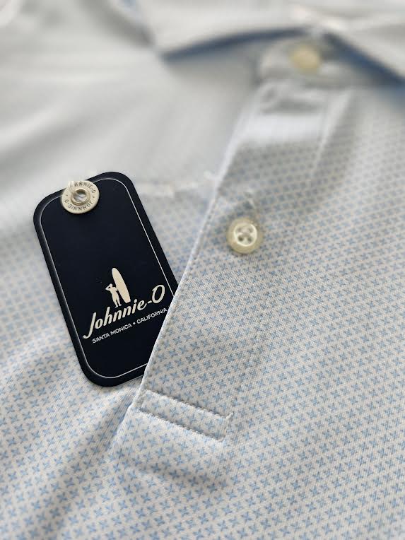 johnnie-O Performance Jersey Polo- Teo, Maliblu