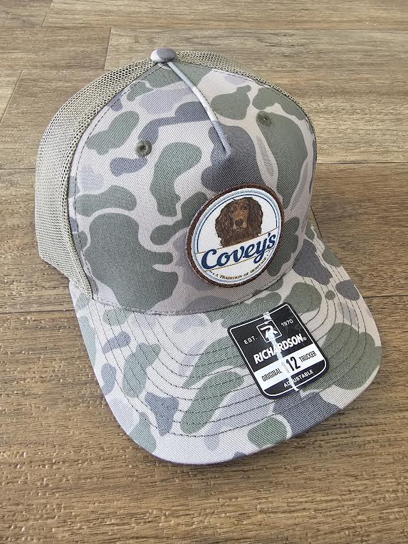 Covey's Logo Patch Hat Marsh Duck Camo/ Loden
