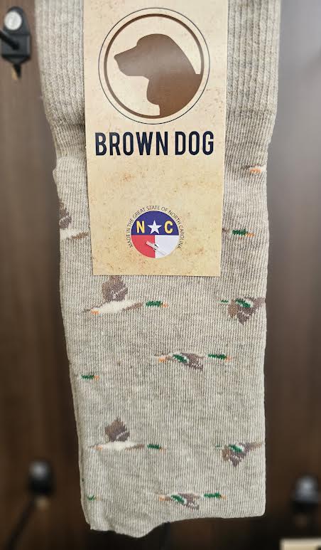 Brown Dog Hosiery Mallard- Oatmeal