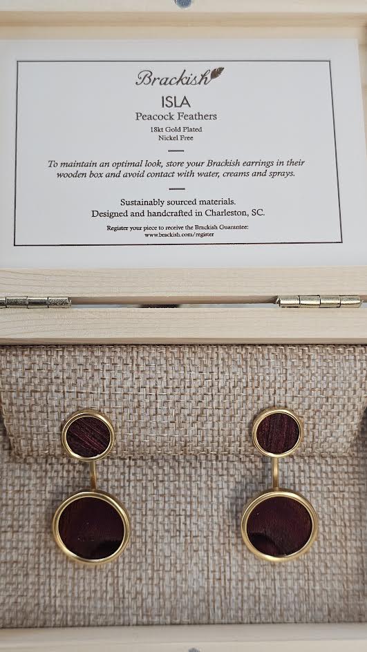 Brackish Isla Bezel Jacket Earring
