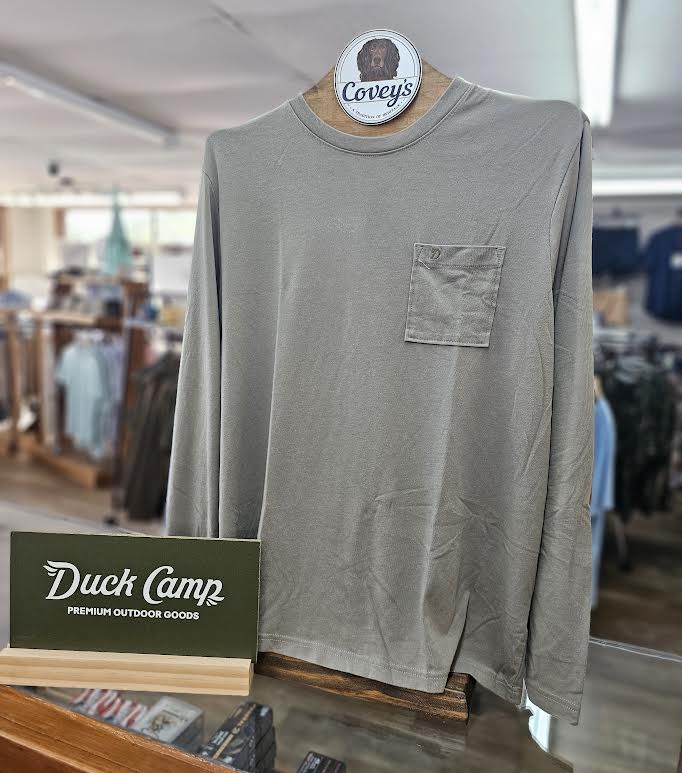 Duck Camp Men's Essential Drirelease Crew, Sagebrush