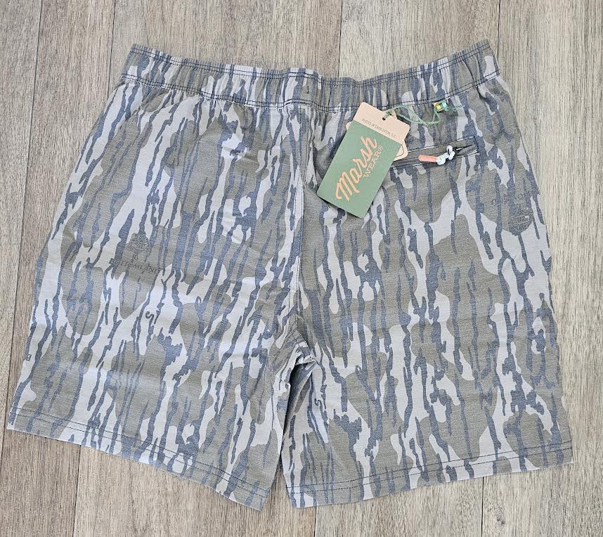 Marsh Wear Boys Fulton Volley Shorts, Mossy Oak Bottomland