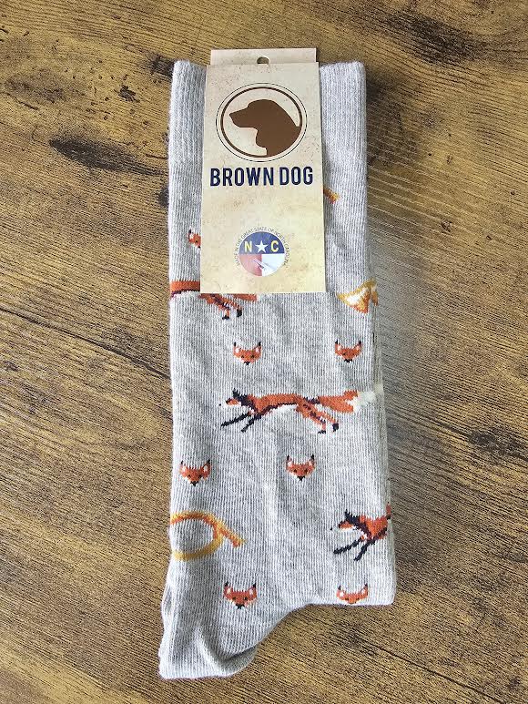 Brown Dog Hosiery Fox, Oatmeal