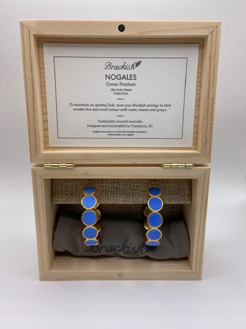 BRACKISH NOGALES HOOP EARRING