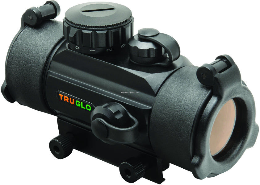 TRUGLO TG-TG8030B Red Dot Sight 30mm Tube 1x 5 MOA Dot with Integral Weaver-Style Base