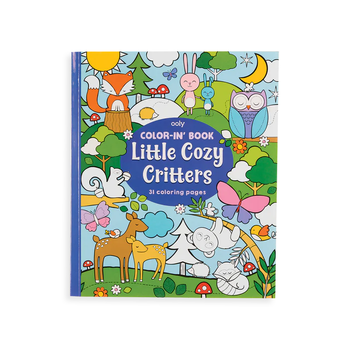 OOLY Little Cozy Critters Coloring Book