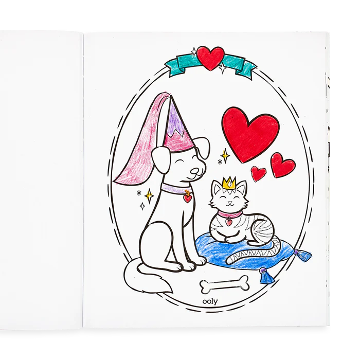 OOLY Princesses and Fairies Coloring Book