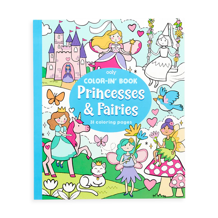 OOLY Princesses and Fairies Coloring Book