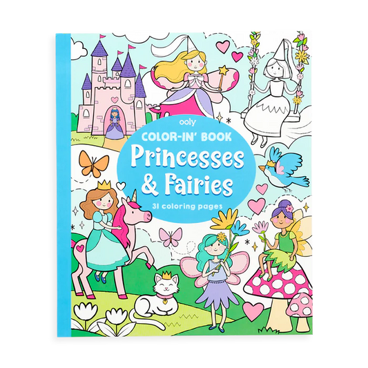 OOLY Princesses and Fairies Coloring Book