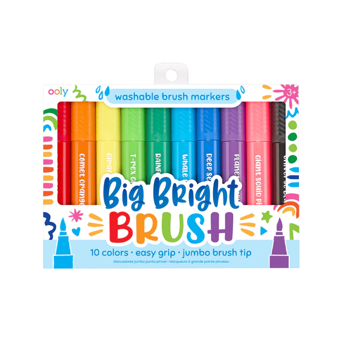 OOLY Big Bright Brush Markers