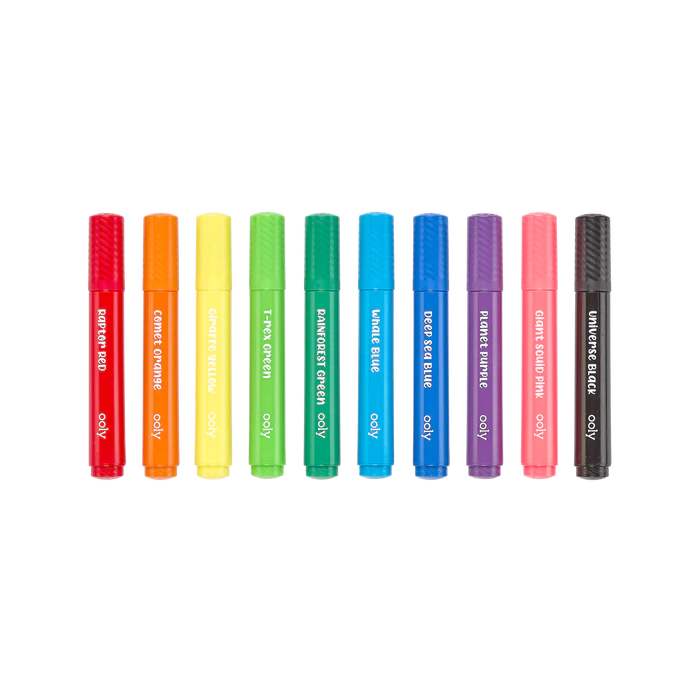 OOLY Big Bright Brush Markers