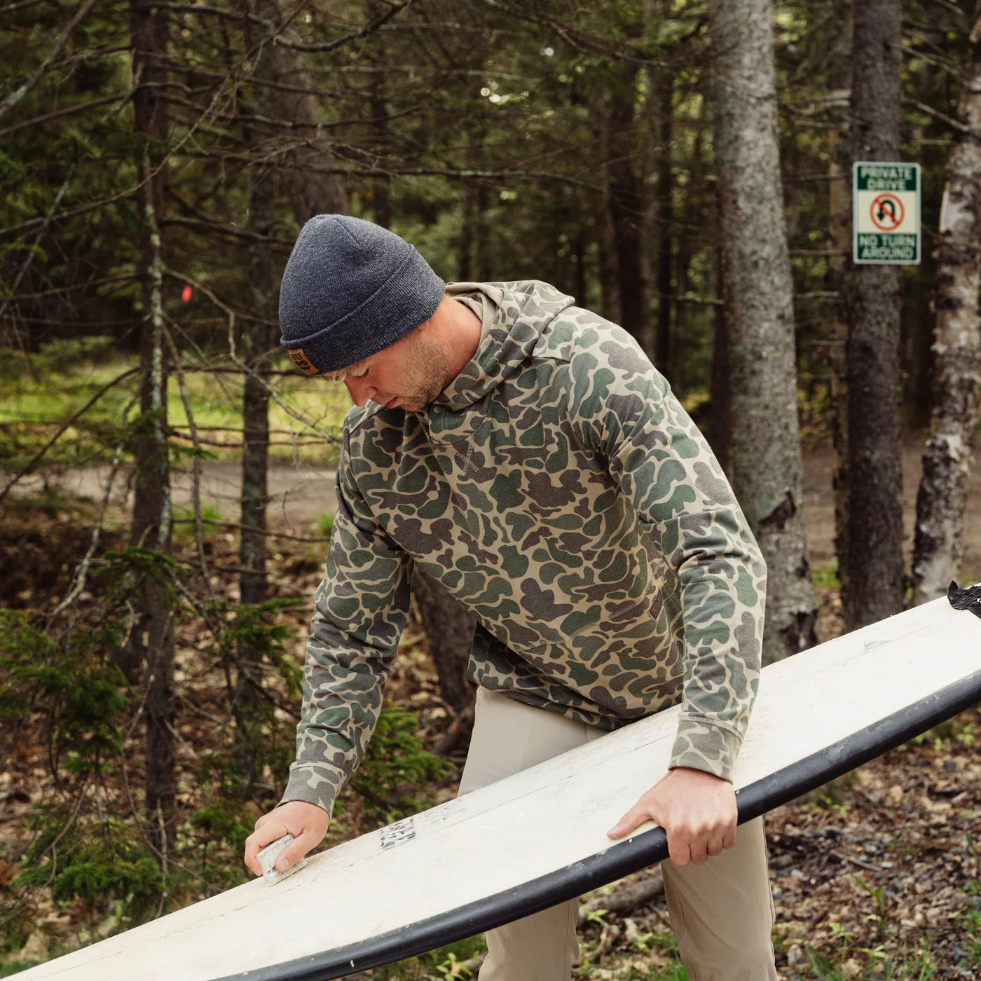 Marsh Wear Fireside Hoodie Green Mallard Camo