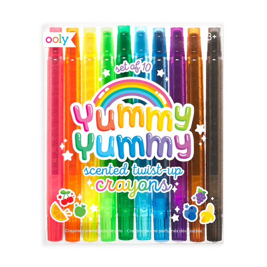 OOLY Yummy Yummy Scented Twist-Up Crayons - Set of 10