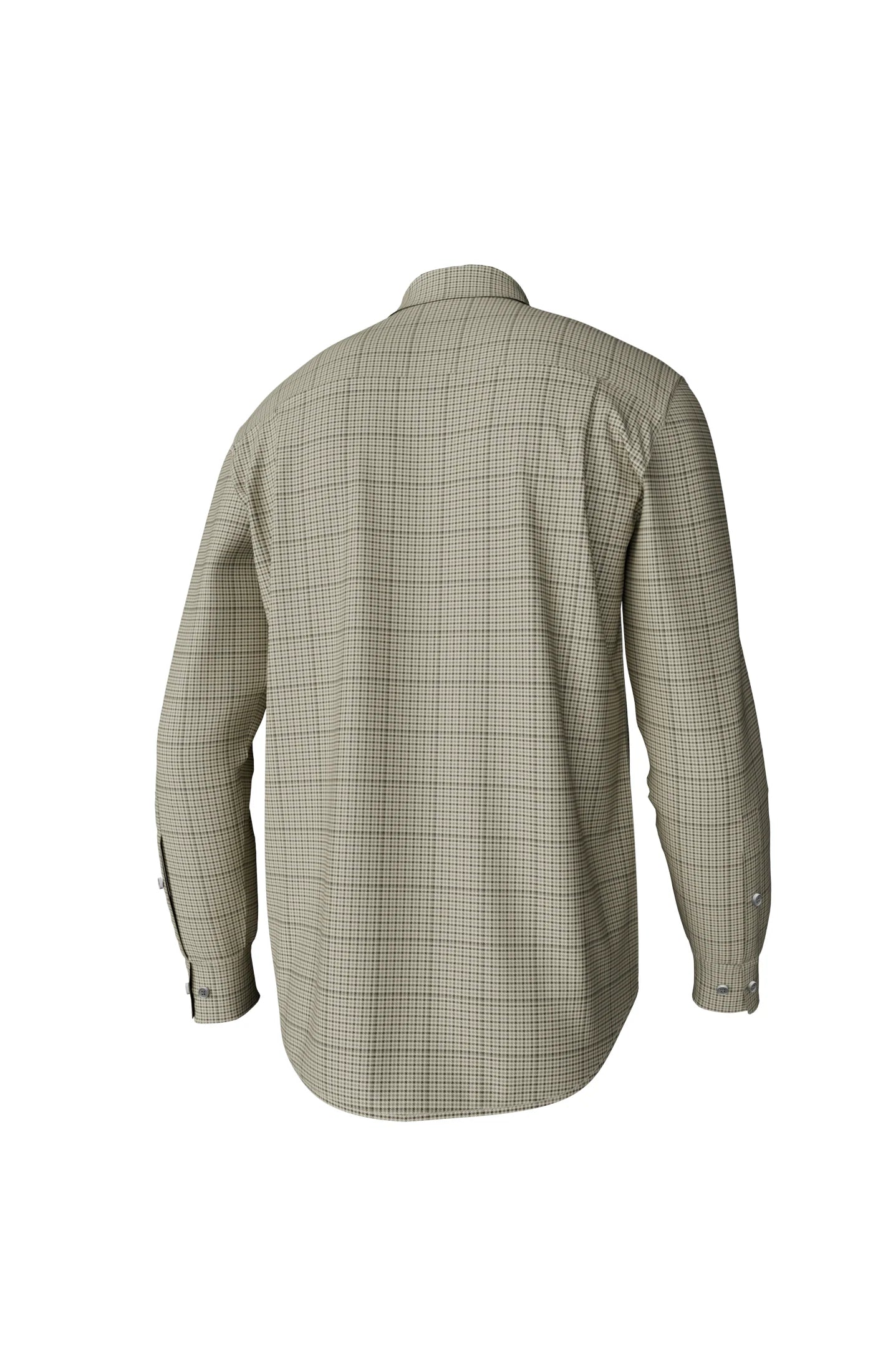 Southern Point Hadley Vintage Long Sleeve Button Down, Harper Houndstooth - Cream