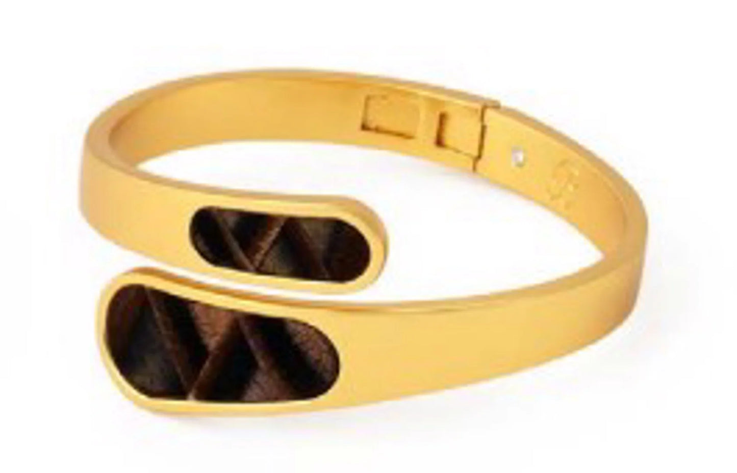 Brackish Naomi Bezel Hinge Cuff