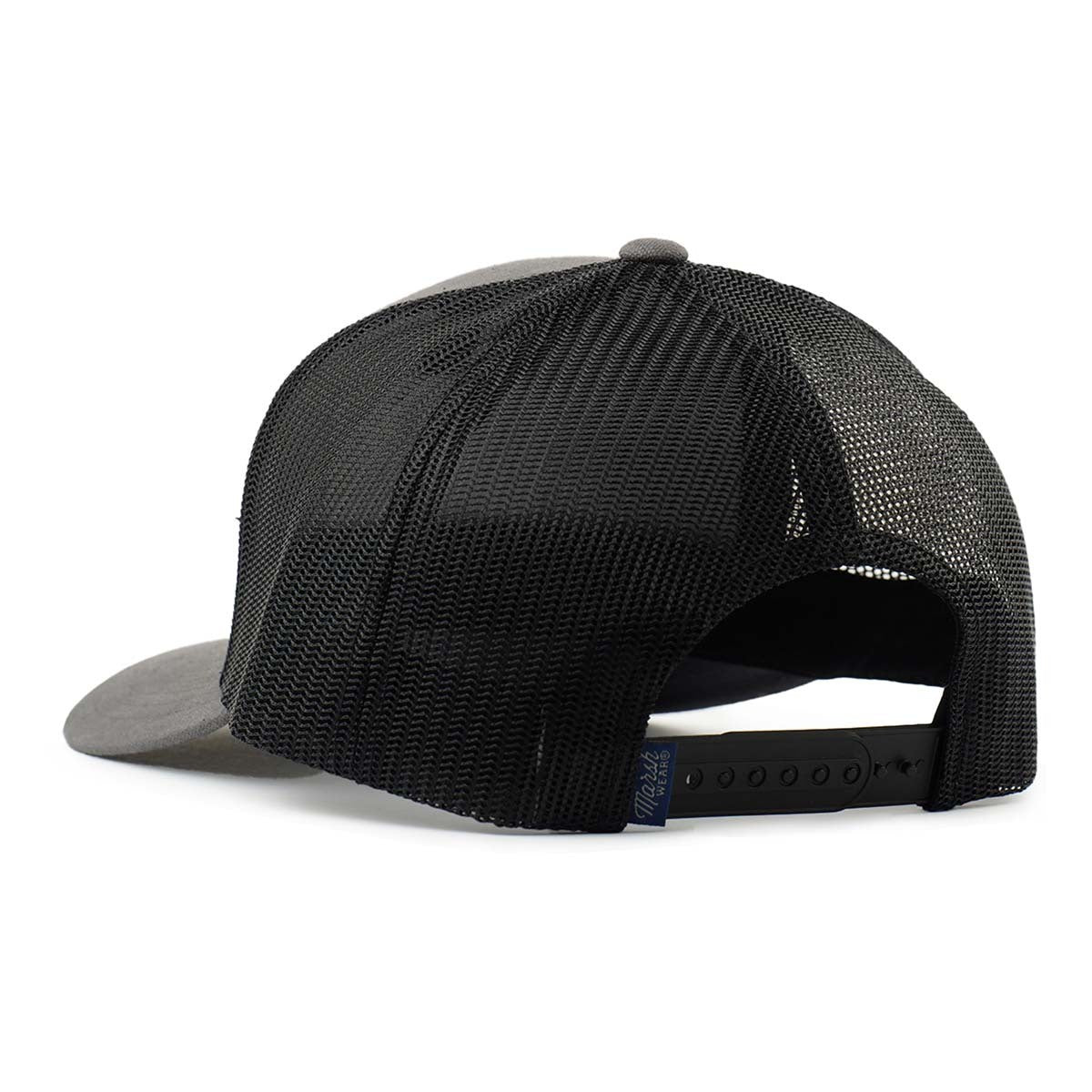 Marsh Wear Lookout Trucker Snapback Hat, Charcoal