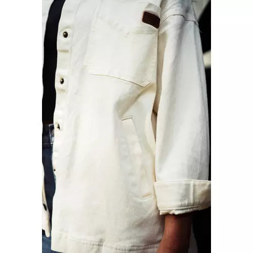 Marsh Wear Women's Stono Shacket, Marshmallow