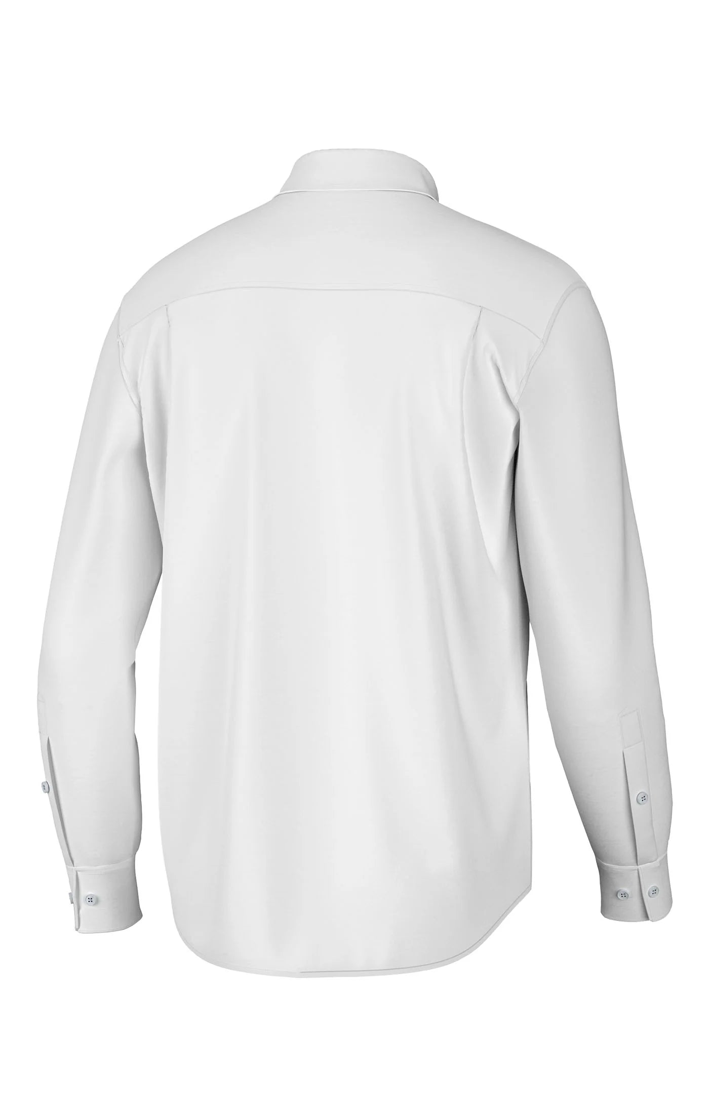 Southern Point Hadley Classic Long Sleeve Button Down, Solid White