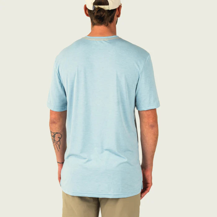 Marsh Wear Buxton Tech Tee, Cloud Heather