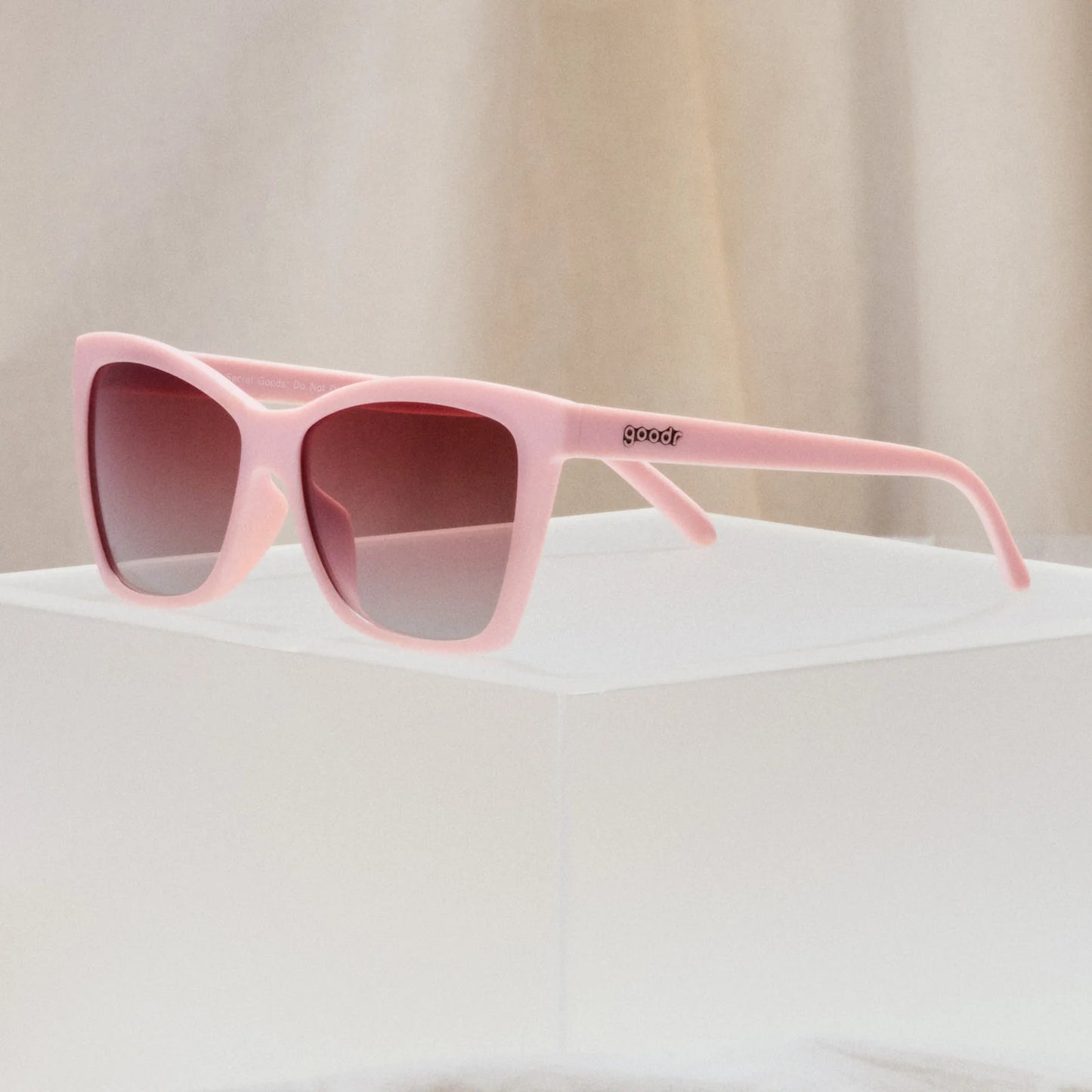 goodr Rosé Retail Therapy Sunglasses