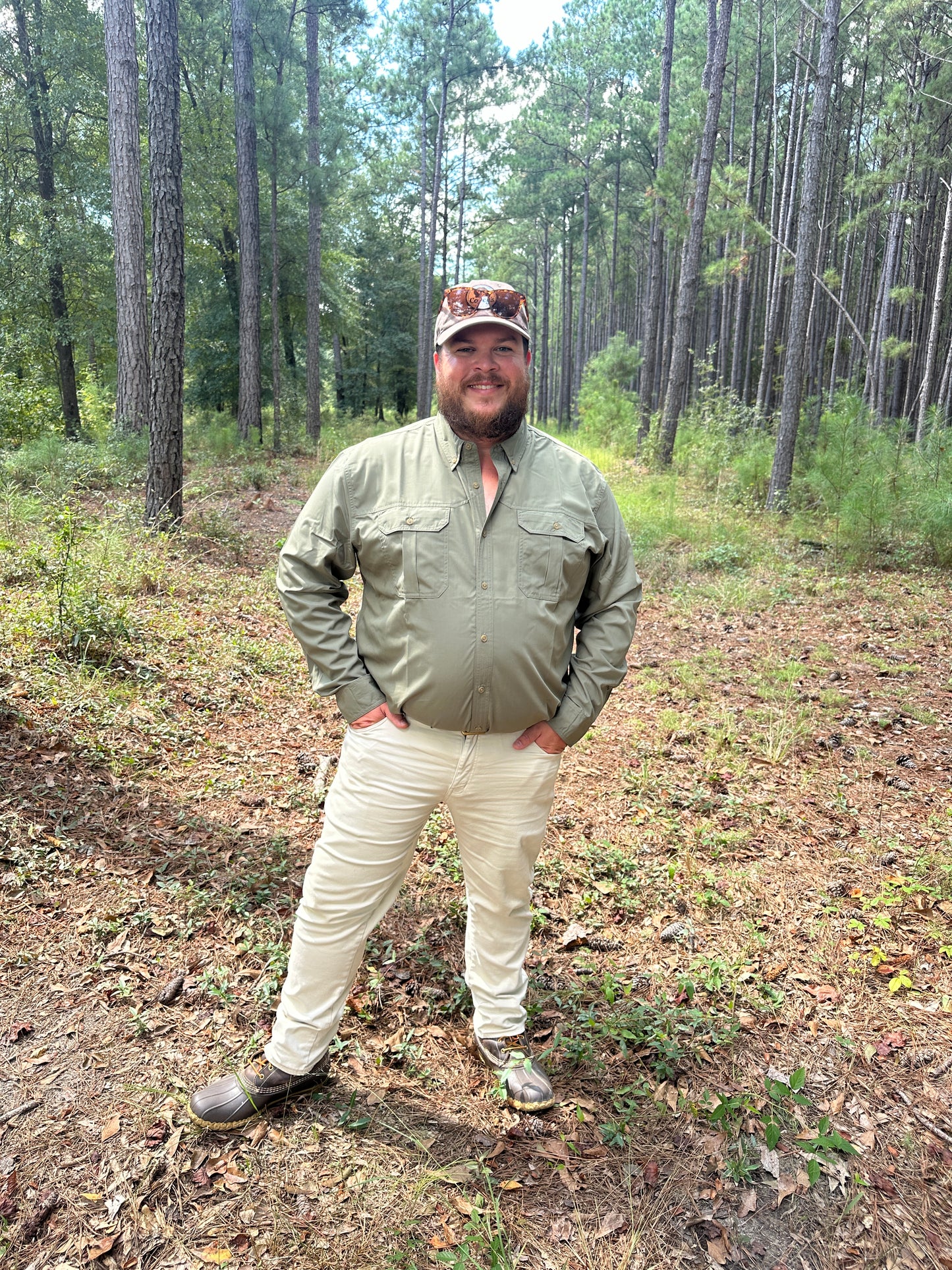 The Sporting Gent Airetex Rise Shirt (Dusty Olive)