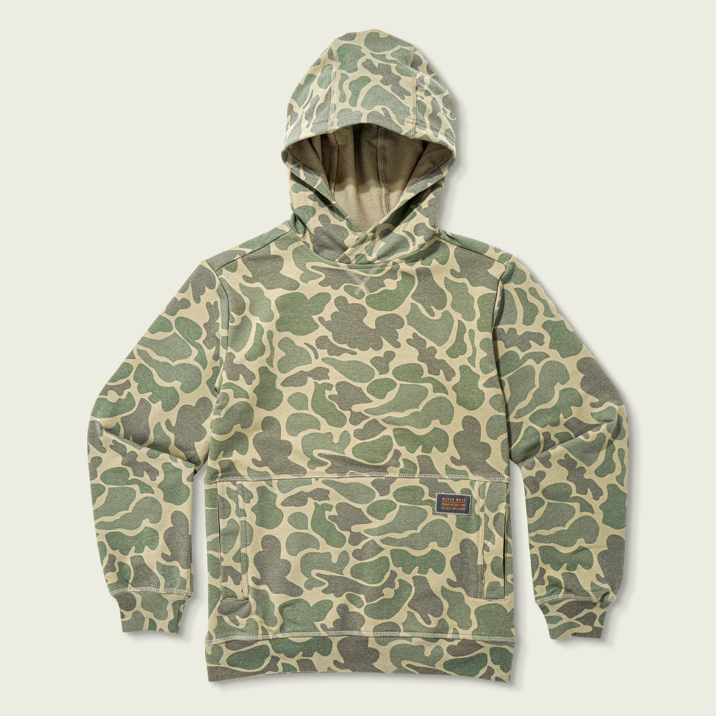 Youth Fireside Hoodie Green Mallard Camo