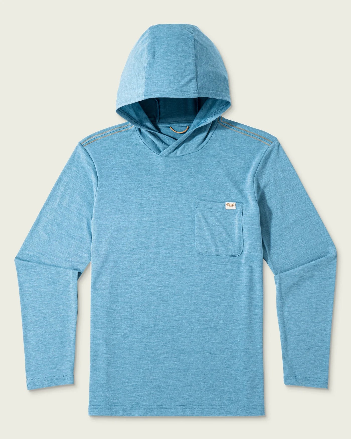 Marsh Wear Youth Buxton Tech Hoodie, Niagara Mist Heather