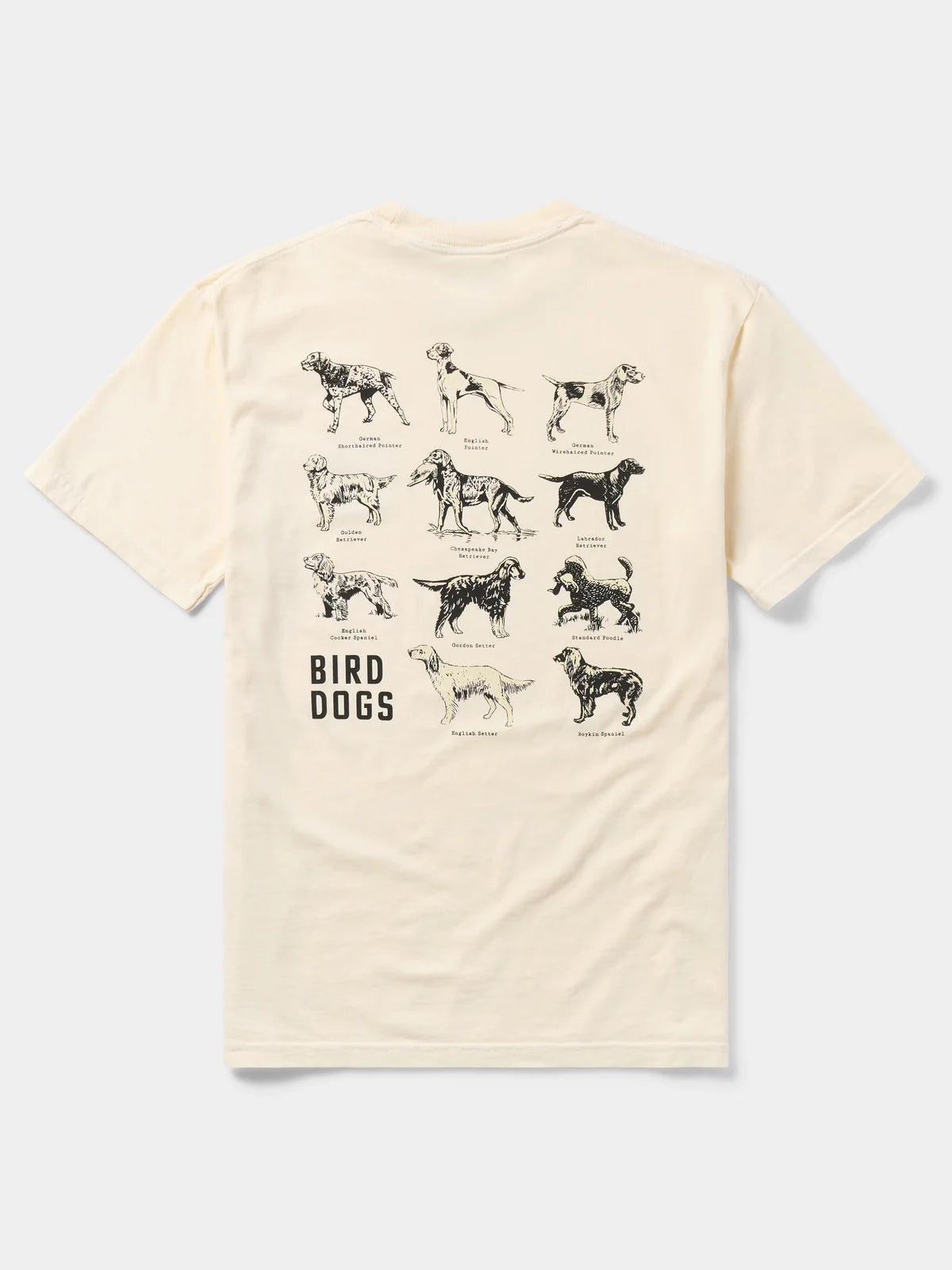 Duck Camp Bird Dogs Tee, Ivory