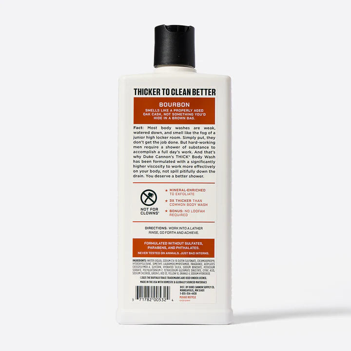 Duke Cannon Bourbon THICK Body Wash