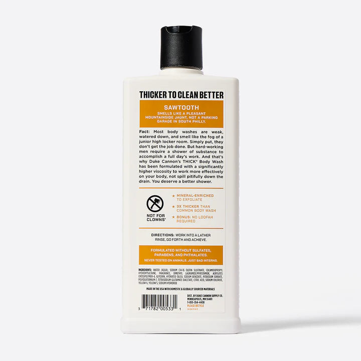Duke Cannon Sawtooth THICK Body Wash