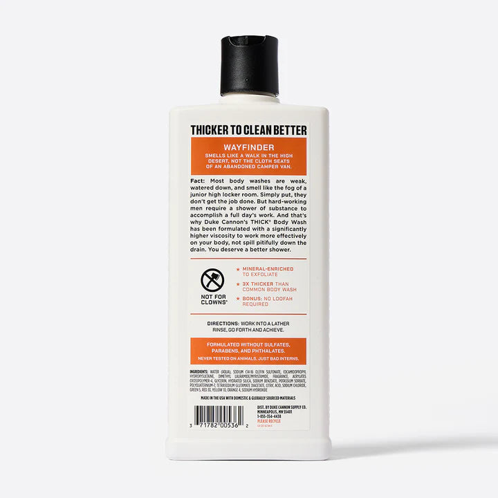 Duke Cannon Wayfinder THICK Body Wash
