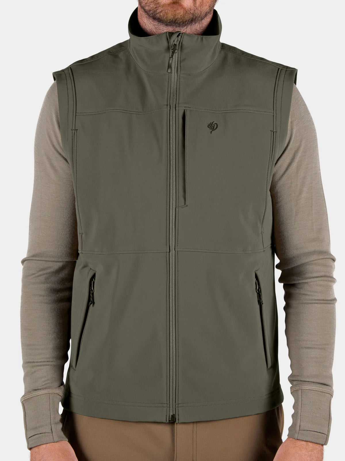 Duck Camp Contact Softshell Vest, Moss