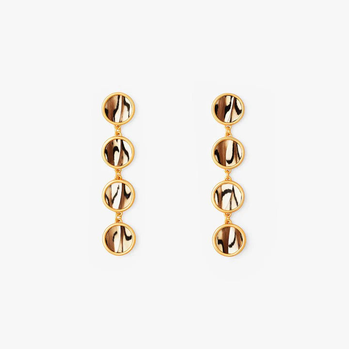 BRACKISH COOPERS TOWN MULTI BEZEL DROP EARRING