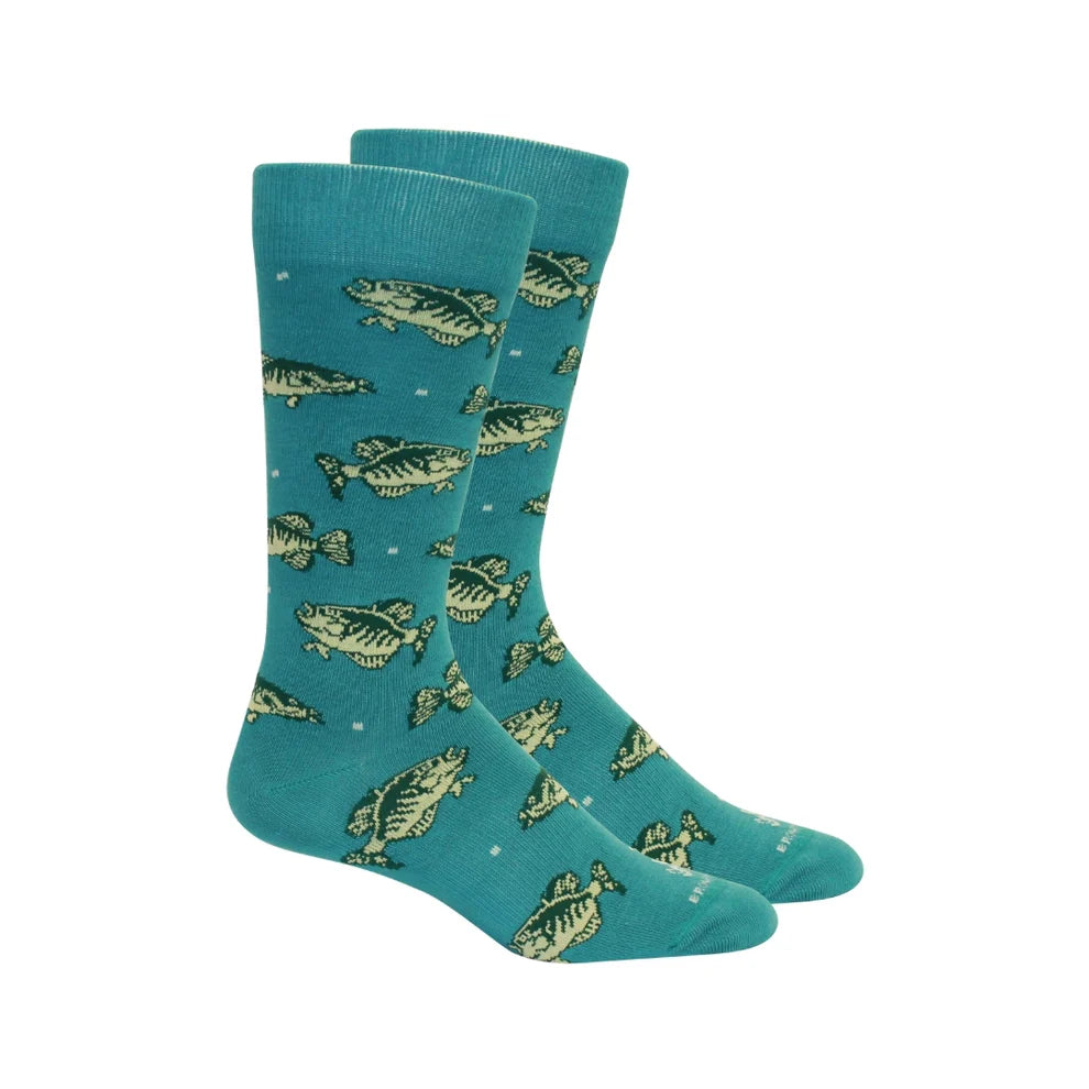 Brown Dog Hosiery Crappie Time Socks
