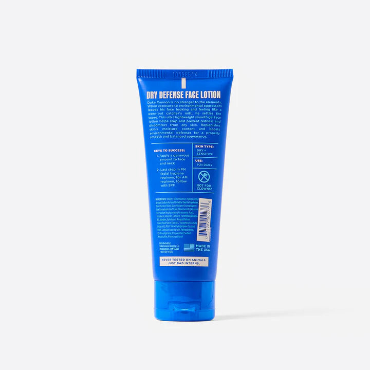 Duke Cannon Dry Defense Face Lotion