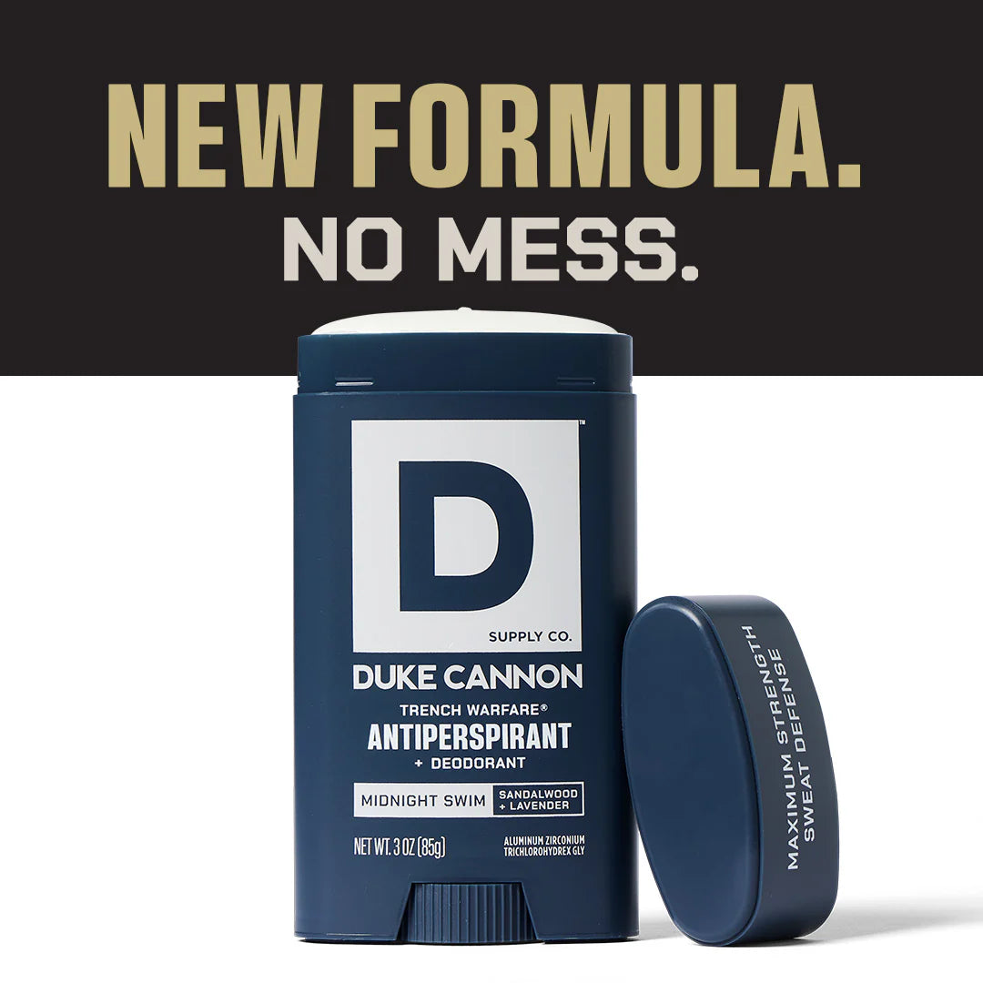 Duke Cannon Midnight Swim Trench Warfare Antiperspirant Deodorant