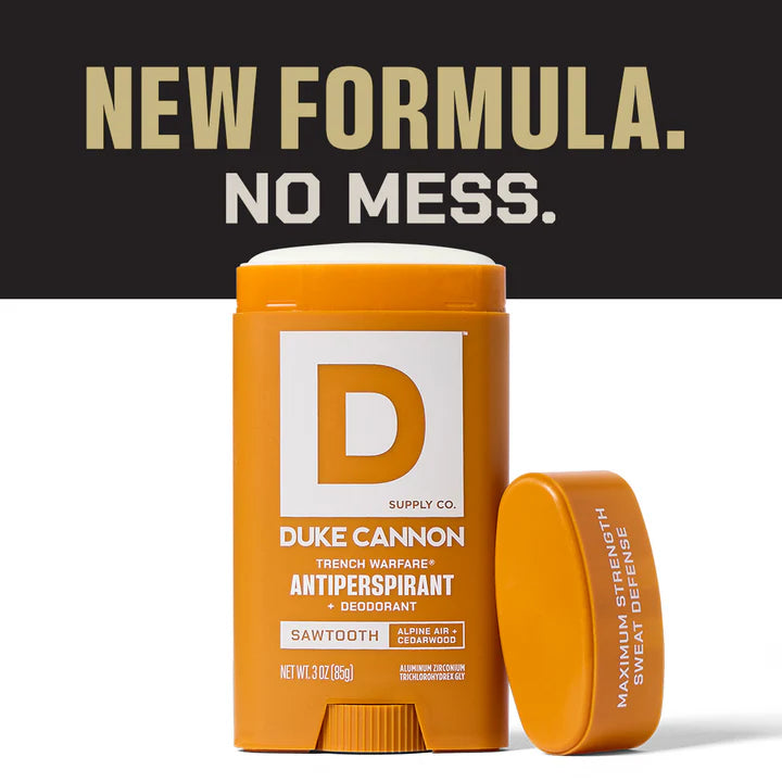 Duke Cannon Sawtooth Trench Warfare Antiperspirant Deodorant