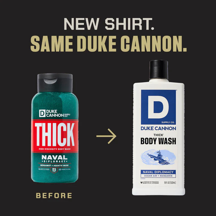Duke Cannon Naval Diplomacy THICK Body Wash