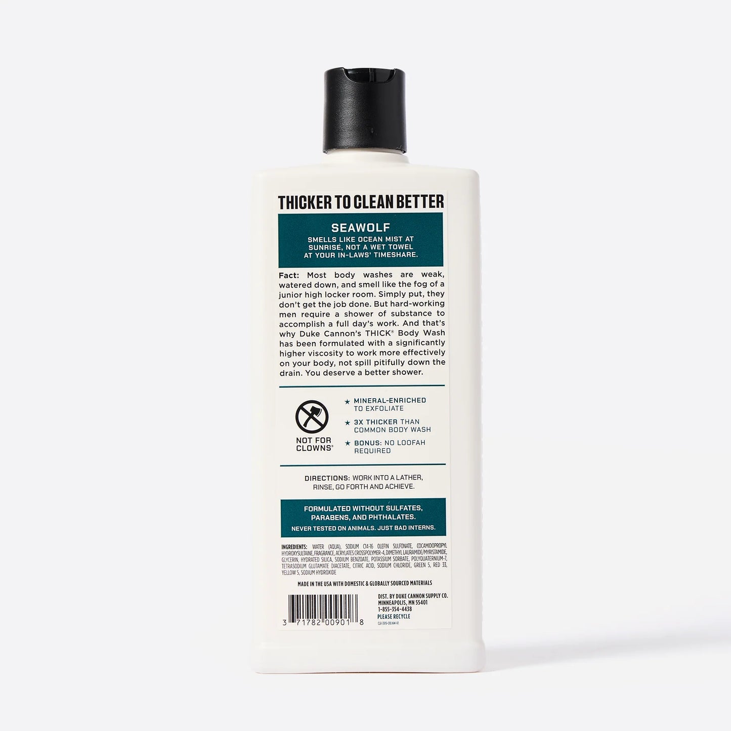 Duke Cannon Seawolf THICK Body Wash
