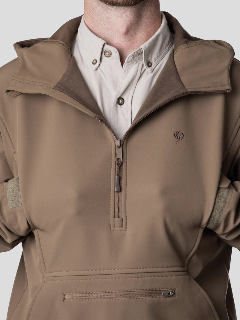 Duck Camp M's Contact Softshell Hoodie Pin Oak