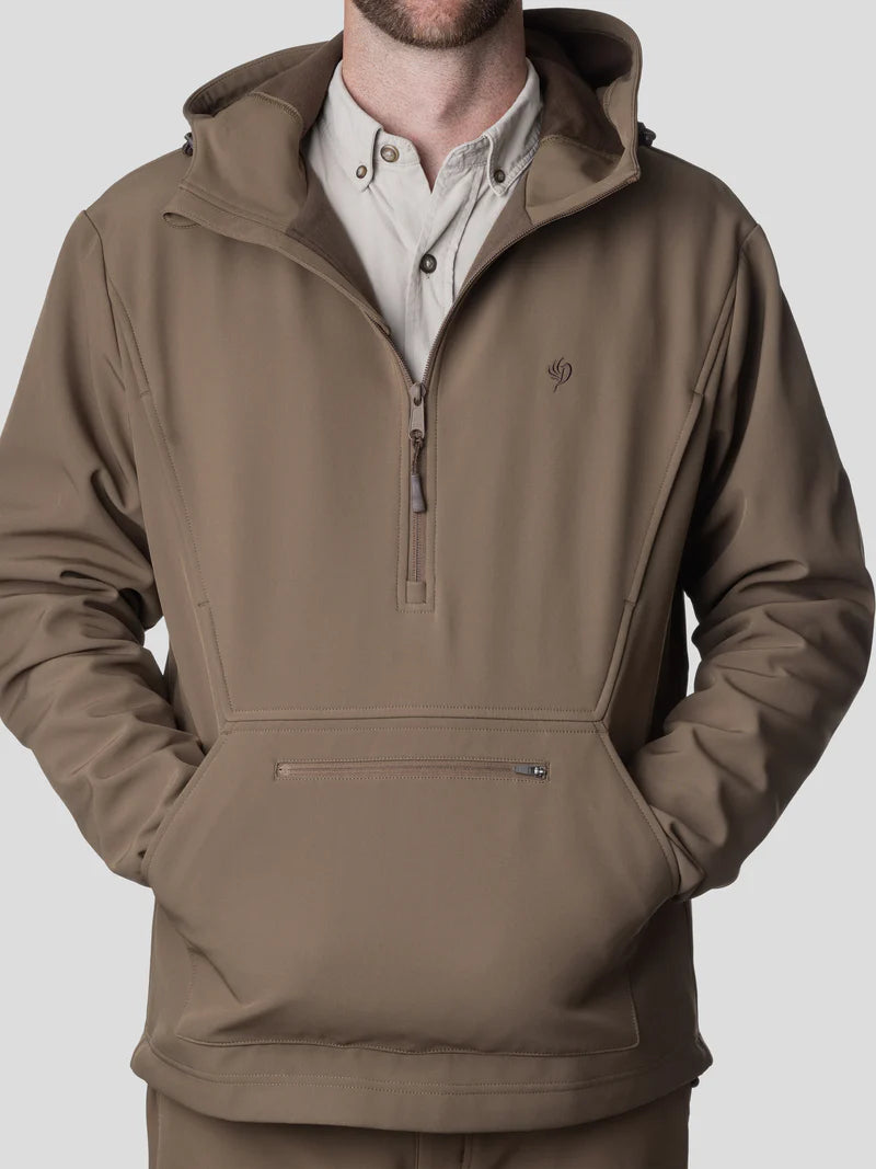 Duck Camp M's Contact Softshell Hoodie Pin Oak
