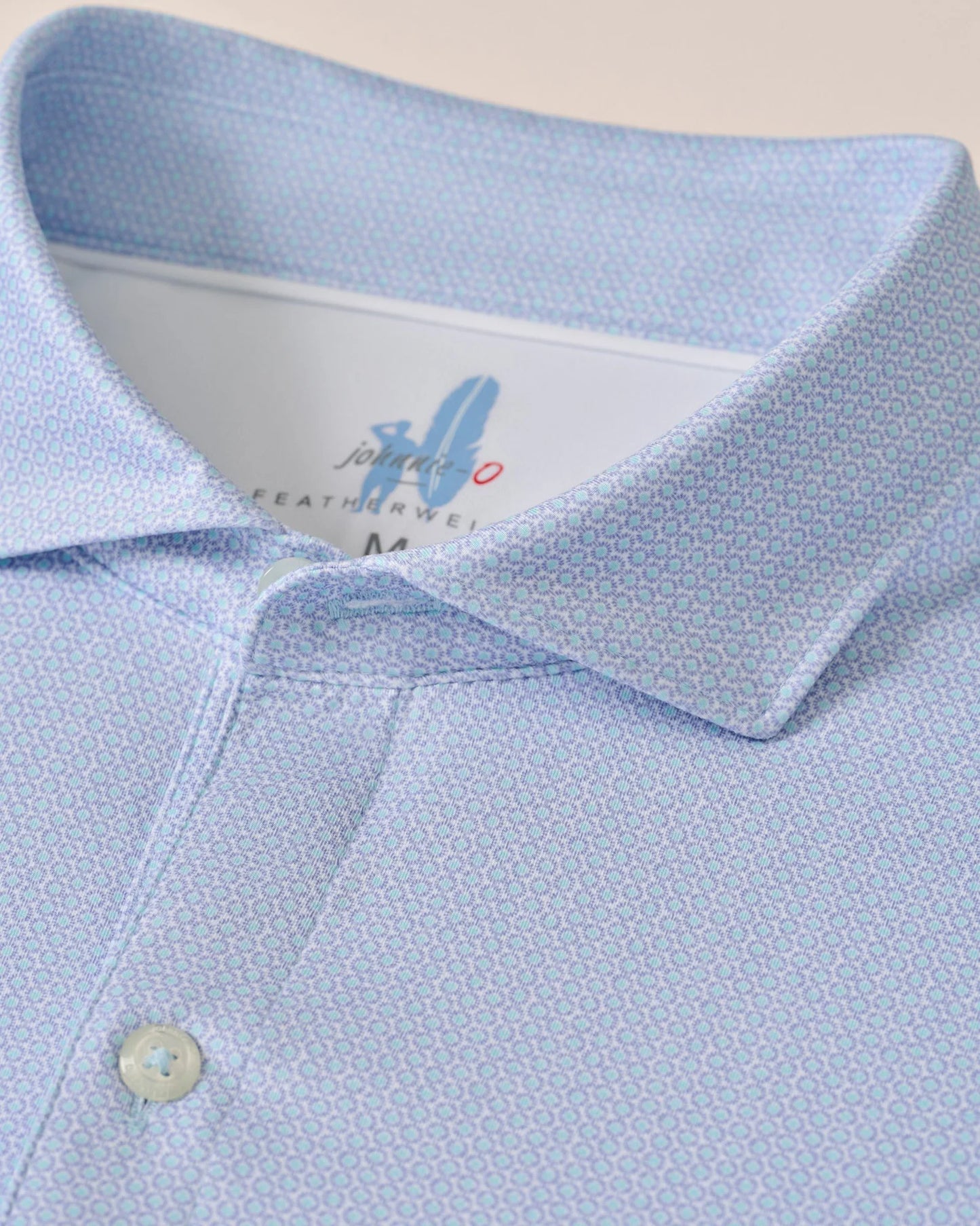 johnnie-O Featherweight Performance Polo - Marlin, Verbena
