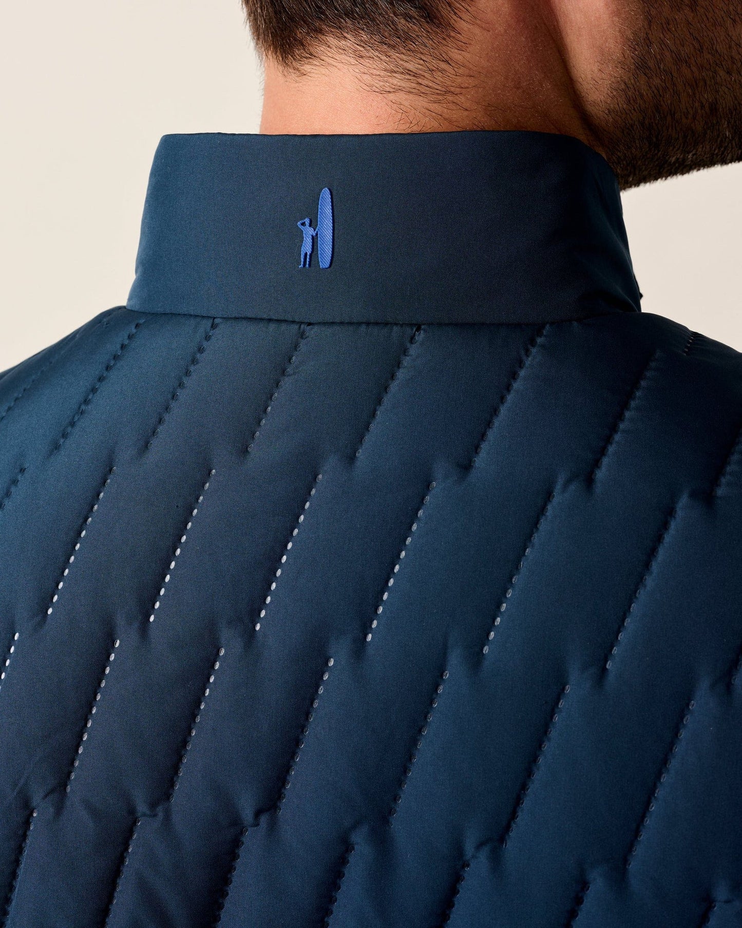 johnnie-O Belfry Quilted Puffer Vest, Space
