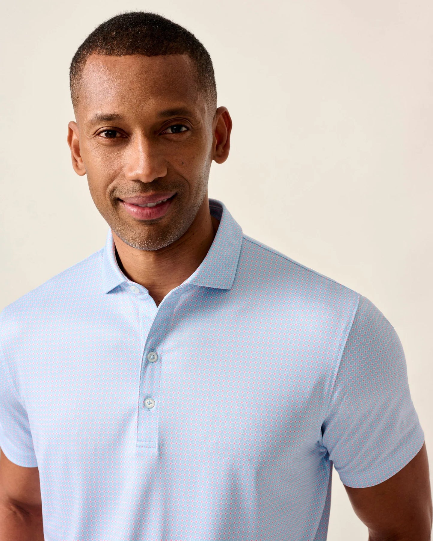 johnnie-O Performance Jersey Polo- Julio, Maliblu