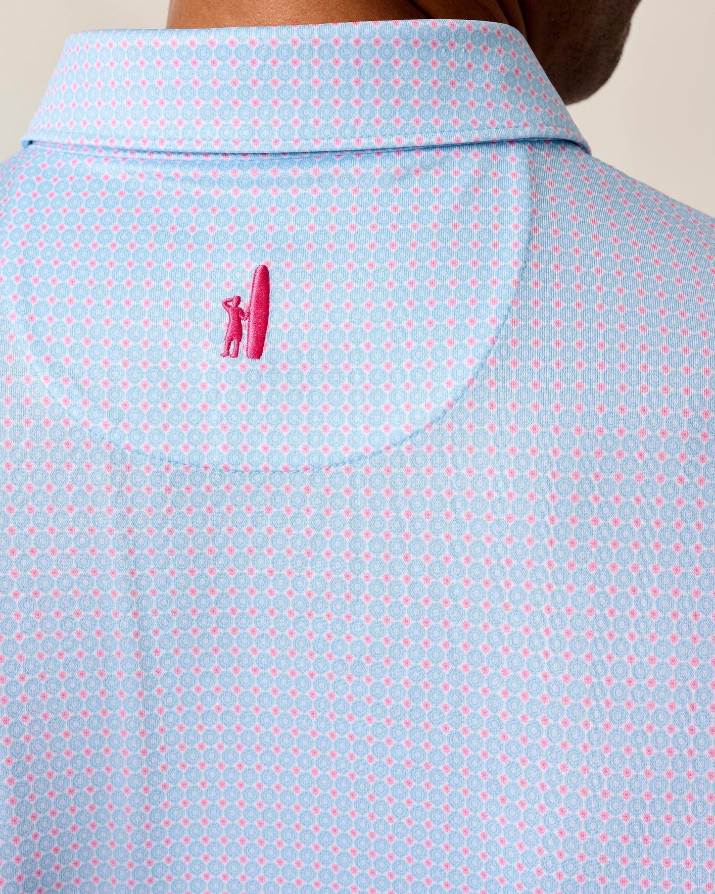 johnnie-O Performance Jersey Polo- Julio, Maliblu